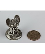 *Hallmark Pewter Little Gallery by Duane Unruh 1983 &#39;MOUSE WITH CHEESE H... - $345.18 MXN