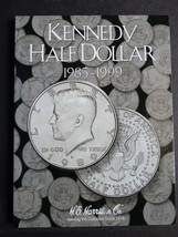 He Harris Kennedy Half Dollars Coin Folder 1985-1999 Number 2 Album Book... - $9.55