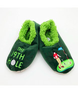 Snoozies Men&#39;s Slippers The 19th Hole Small 7/8 Green - £11.82 GBP