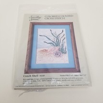 Something Special #50249  Counted Cross Stitch Kit Conch Shell 1986 - $9.89