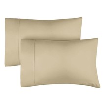 Feather &amp; Stitch Cotton 400TC Pillowcases Various Sizes &amp; Colors - $16.82+