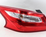 Left Driver Tail Light Quarter Panel Mounted Fits 16-17 NISSAN ALTIMA OE... - £85.40 GBP