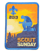Boy Scouts of America Patch - Scout Sunday 2013 - BSA USA - £3.87 GBP
