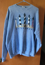 Unisex Alore Size XXL Outer Banks Lighthouse Ick Blue Casual Warm Beach ... - $14.99