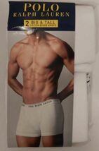 2 GENUINE RALPH LAUREN POLO WHITE SIZES 2XL 3XL 4XL 100% COTTON BOXER BR... - $38.52