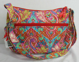 Vera Bradley Women Purse Bag Handbag on the go Crossbody PAISLEY IN PARA... - £74.99 GBP