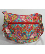 Vera Bradley Women Purse Bag Handbag on the go Crossbody PAISLEY IN PARA... - $148.26 CAD