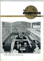 Purdue Alumnus Magazine May 1968 Computer Science Center Cover Golden Girl - $54.39