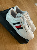 Tommy Hilfinger  white sneakers size 6.5 new - $64.35