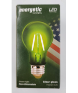 Energetic 25-Watt EQ A19 Green Medium Base e-26 LED A-style Globe Light ... - £9.36 GBP