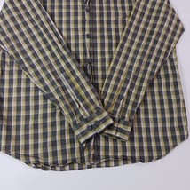 Columbia AM8022 Shirt Men's L Yellow & Gray Pocket Button Down Long Sleeve Shirt image 11