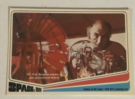 Space 1999 Trading Card 1976 #28 Professor Bergman - £1.52 GBP