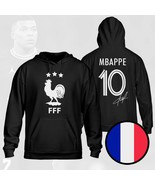France Mbappe Three-Time Champions 3 Stars FIFA World Cup 2022 Black Hoo... - $68.37 CAD+