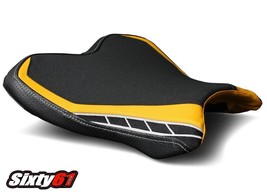 Yamaha R1 Seat Cover with Gel 2015-2023 Black Yellow Front Luimoto Anniversary - £273.82 GBP