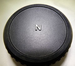 Vivitar Rear Lens Cap for Nikon AF lenses &quot;N&quot;  twist on type Black plastic - $5.74