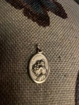 St Anthony Pray For Us  Vintage Silver Tone Medal era 1960s - £7.77 GBP