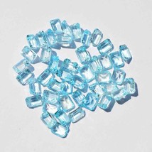 9x7 MM Octagon, Natural Blue Topaz Gemstone, Faceted Stone, Jewelry Making Stone - £3.12 GBP+