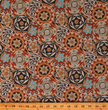 Cotton Southwest Vista Baskets Weave Tan Fabric Print by Yard D364.53 - £11.53 GBP