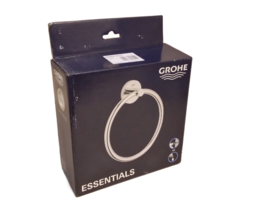 Grohe Essentials Towel Ring 40365BE1 in Polished Nickel - £35.97 GBP