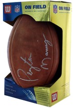 Peyton Manning Autographed On Field NFL Football.  Authentic Game Ball by Wilson - £302.09 GBP