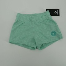 Converse Little Girl's Overdyed Green Shorts 6 Logo - £10.87 GBP