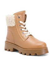 NEW COUGAR BROWN LEATHER  WATERPROOF BOOTS BOOTIES SIZE 8 M $169 - $119.99