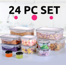MTR 24 PC BPA-Free Airtight Food Storage Set–Microwave, Freezer, Dishwas... - $17.86