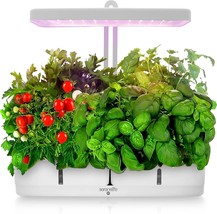 Serenelife 8 Pods Hydroponic Herb Garden, White - $82.99