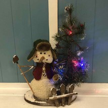 Hanna’s Handiworks light-up plush snowman with Christmas tee 17” x 11” - £21.05 GBP