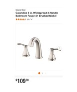 Glacier Bay Calandine 8 in. Widespread 2-Handle Bathroom Faucet Brushed ... - $1,285.93 MXN