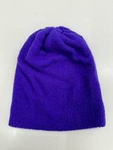 Turtle Fur Childrens Hat Purple Fleece Winter Pull On Beanie Vintage - $15.78