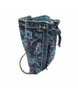 Java Blue Backpack Vera Bradley Drawstring Backpack Knitting Cinch Bag R... - $44.58 CAD