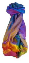 Pashmina &amp; Silk Varanasi Ekal Premium Silk Long Scarf Heritage Persad 4 - £31.91 GBP