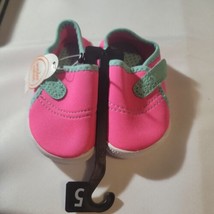 Wonder Nation Infants sz 5 Water Girls Beach Shoes Pink NWT Hook N Loop - £7.78 GBP