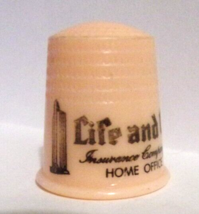 Life and Casualty Insurance Company of Tennessee-Nashville Thimble - $9.90
