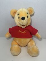Disney World Disneyland vintage plush Winnie the Pooh jointed bear knit ... - $9.76