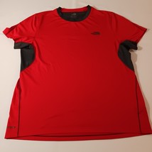 Mens The North Face Flashdry-XD A9HF Orange/Black Short Sleeve Shirt Siz... - $29.69