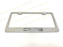 3D CRUZE Badge Emblem Stainless Steel Chrome Metal License Plate Frame H... - $23.13