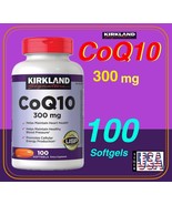 Kirkland Signature CoQ10 300mg, 100 Softgels,Heart Health,Healthy Blood ... - $35.88