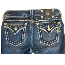 Miss Me Jeans JP5014R Bootcut Jeans, Flap pockets | Sz 27 x 31.5  Dark Denim - £55.03 GBP