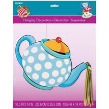 Mad Tea Party Hanging Teapot W/Foil - £1.41 GBP