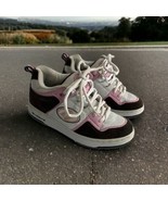Heelys Wheeled Skate Shoes Womens Size 9 Leather Style #7384 Pink Brown - $30.79