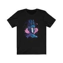 Gift for Alien UFO Fan, Split Head Girl UFO Tshirt Black - £20.50 GBP