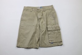 Vintage Levis L2 Mens Size 32 Faded Baggy Loose Cargo Shorts Green Cotton - £62.28 GBP