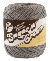 Lily Sugar&#39;n Cream Yarn  Solids Overcast - £9.78 GBP