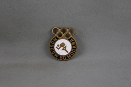 Summer Olympic Games PIn (VTG) - Running Event Moscow 1980 - Inlaid Pin - $15.00