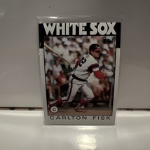1986 Topps Carlton Fisk # 290 White Sox. - £0.94 GBP