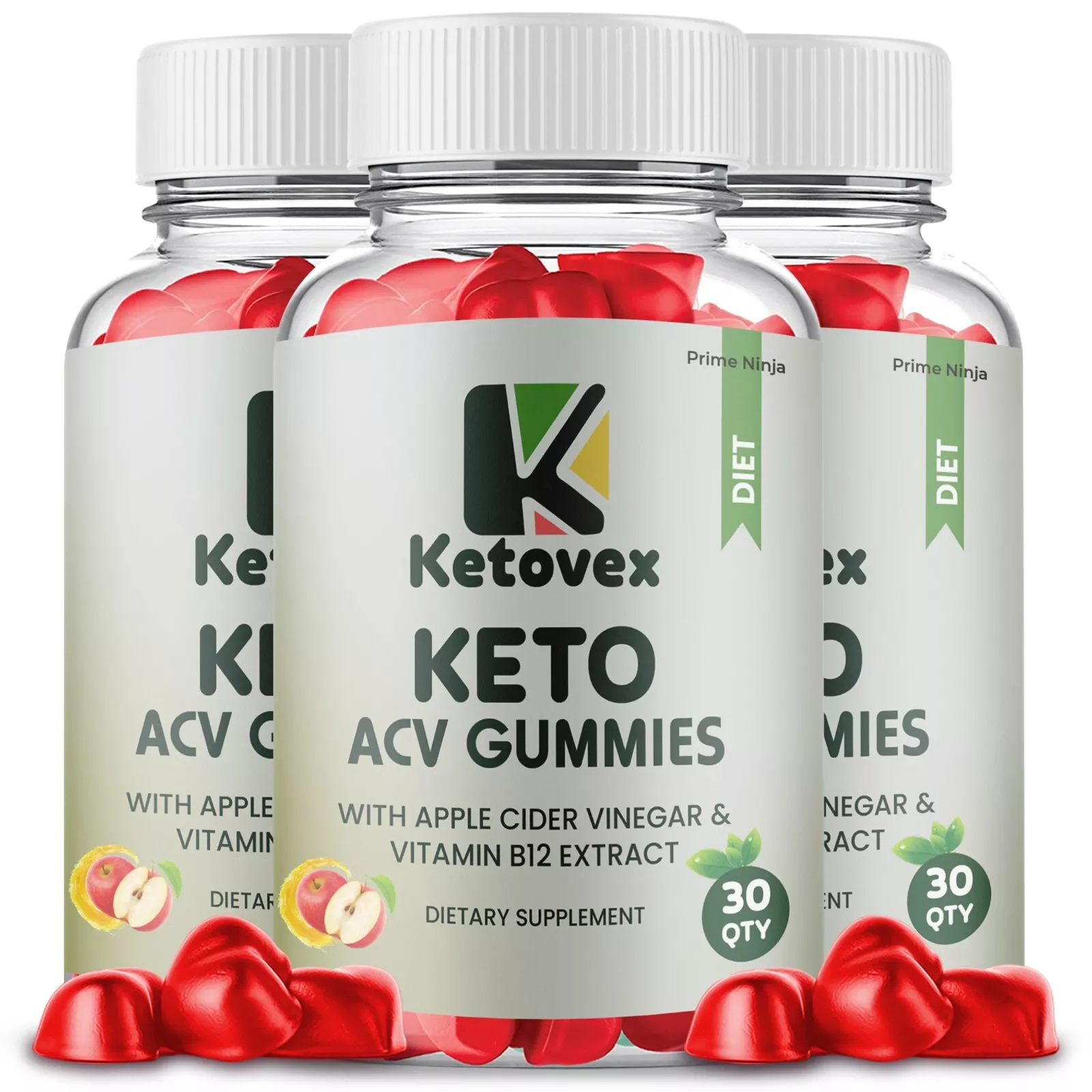 Ketovex Keto ACV Gummies, Ketovex Gummies Maximum Strength Official (3 B... - $85.65