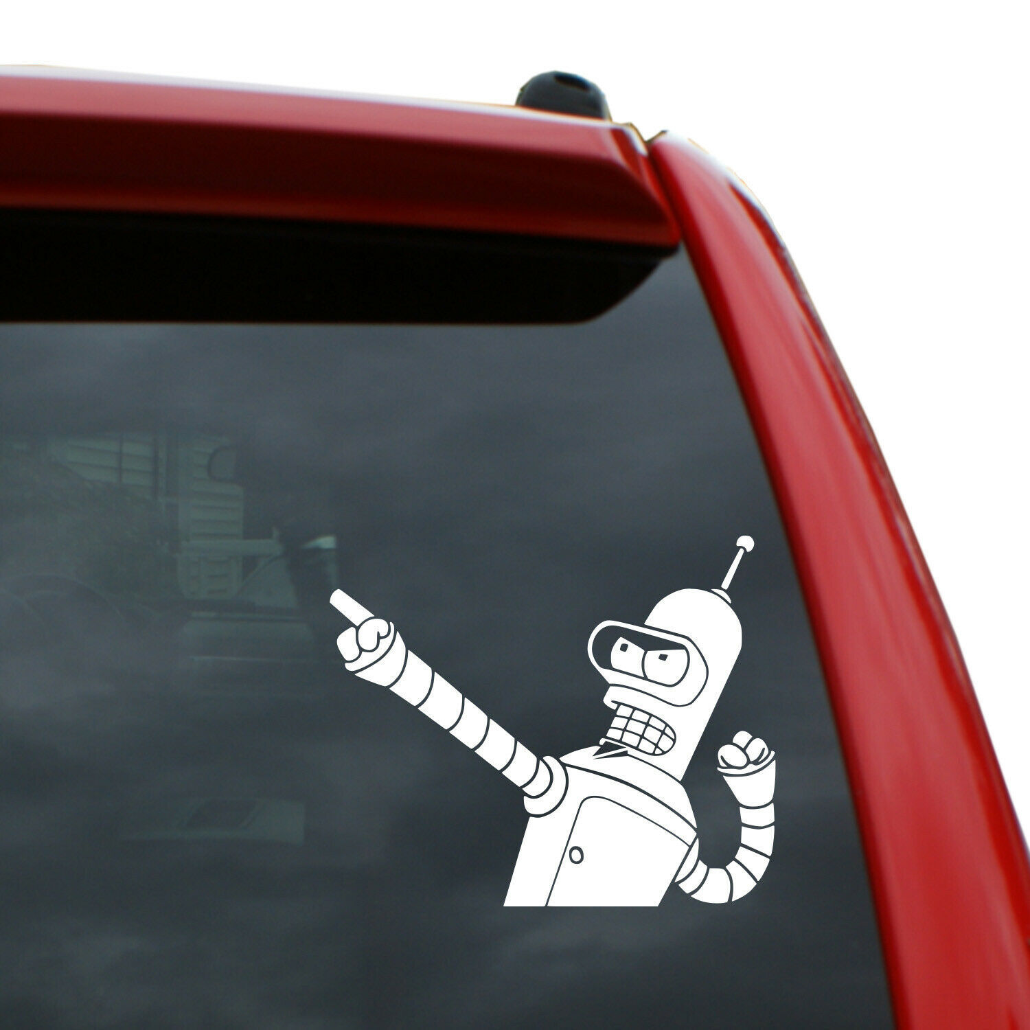Futurama - Flexo Pointing Vinyl Decal | 5" x 6