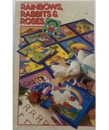 Vintage Rainbows Rabbits and &amp; Roses Phonic Alphabet Puzzle 1986 Complete - €12,33 EUR